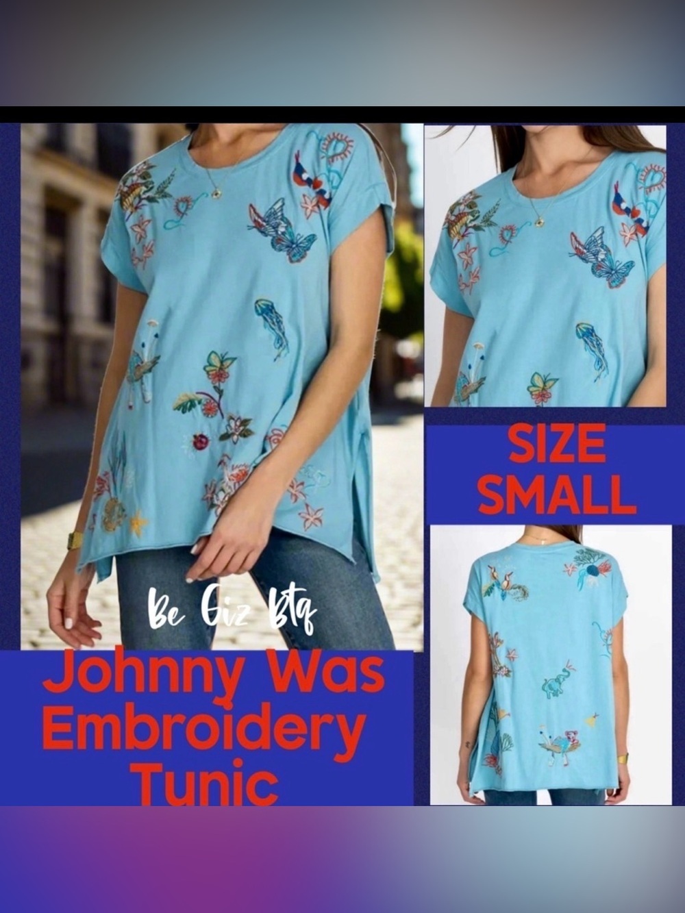 🔥🔥🔥ONE ITEM DEAL OF THE DAY JOHNNY WAS TUNIC SMALL Reduced Buy Now & Save
